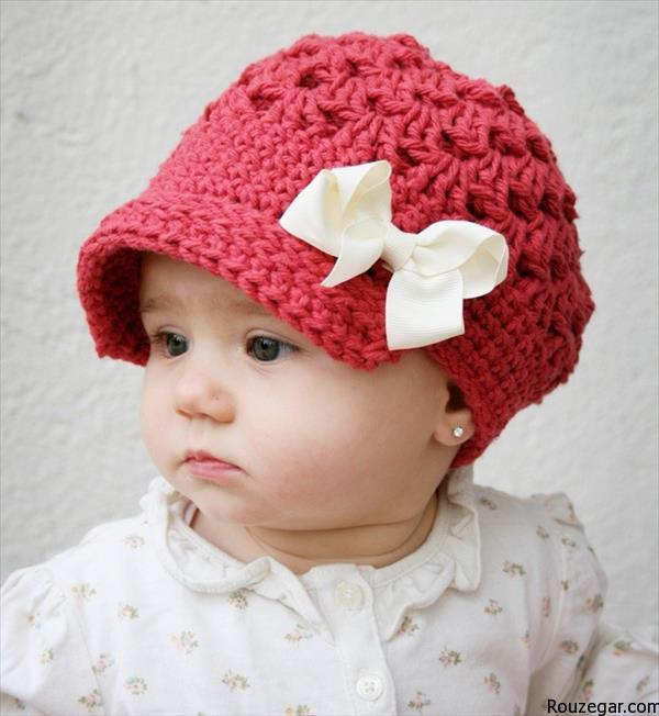 کلاه نوزادی دخترانه