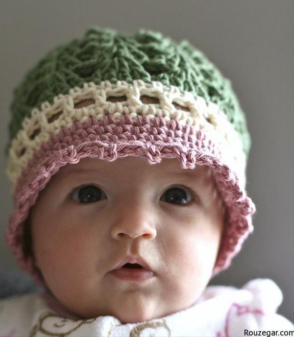 کلاه نوزادی دخترانه