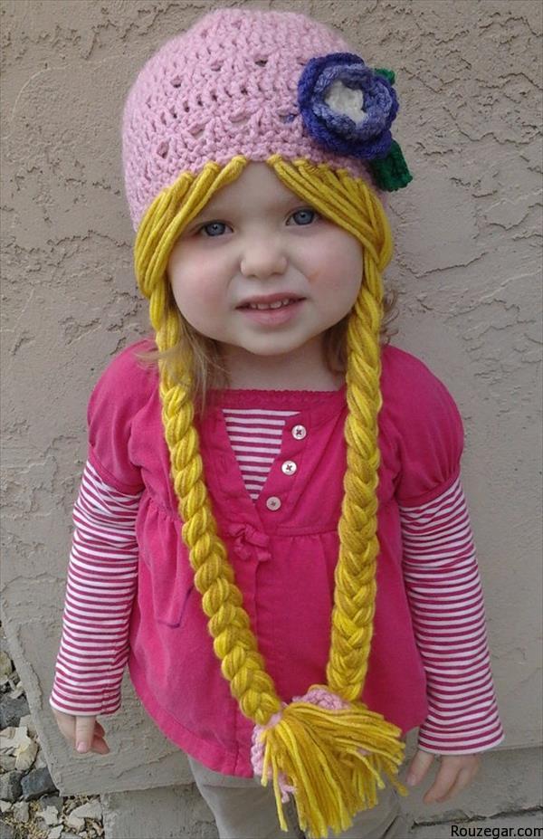 10مدل از انواع جدیدترین و شیک ترین مدل کلاه بافتنی نوزاد دخترانه 