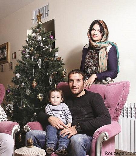 عکس جشن کریسمس هرایر مگویان و همسرش
