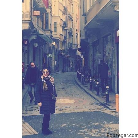 ایران ناز,لیلا اوتادی,عکس جدید لیلا اوتادی در سفرش به استانبول