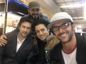 عکس دیده نشده شاهرخ استخری ,شاهرخ استخری ,شاهرخ استخری در فرودگاه