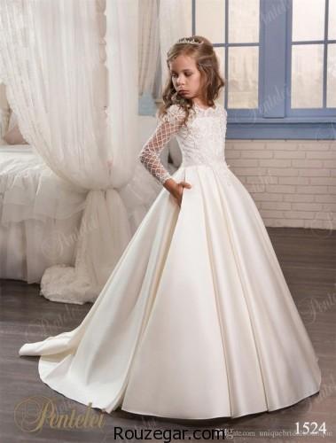 لباس عروس بچه گانه ، لباس عروس بچه گانه دخترانه، لباس عروس بچه گانه 2018
