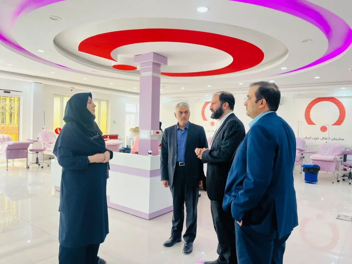 ورود هوش مصنوعی به سیستم انتقال خون/ بازدید معاون سازمان از بزرگترین مرکز جامع اهدای خون غرب در خرمآباد