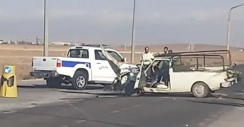 مرگ هولناک ۲نفر در تصادفات جادهای قزوین