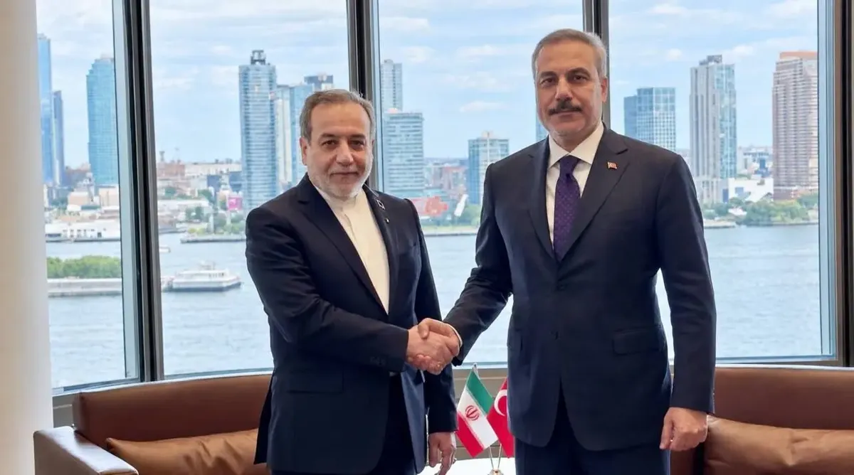 دیدار عراقچی و هاکان فیدان در حاشیه مجمع عمومی سازمان ملل