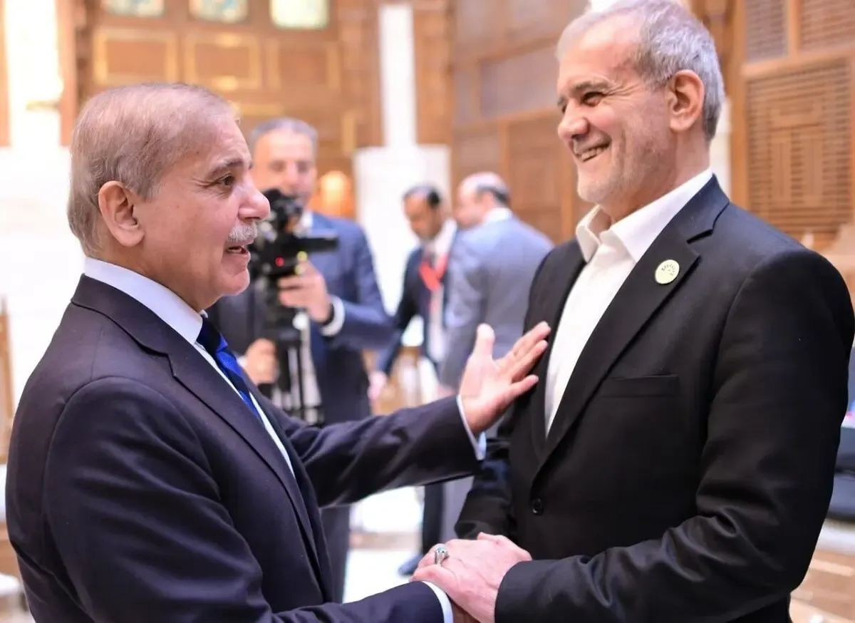 تأکید بر تعمیق همکاریهای دوجانبه در دیدار پزشکیان با نخستوزیر پاکستان