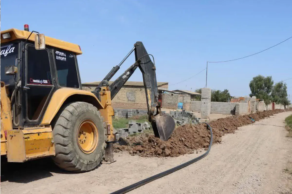 پیشرفت ۸۰ درصدی پروژه آبرسانی روستای ایمر تور ملا شهرستان گنبدکاووس
