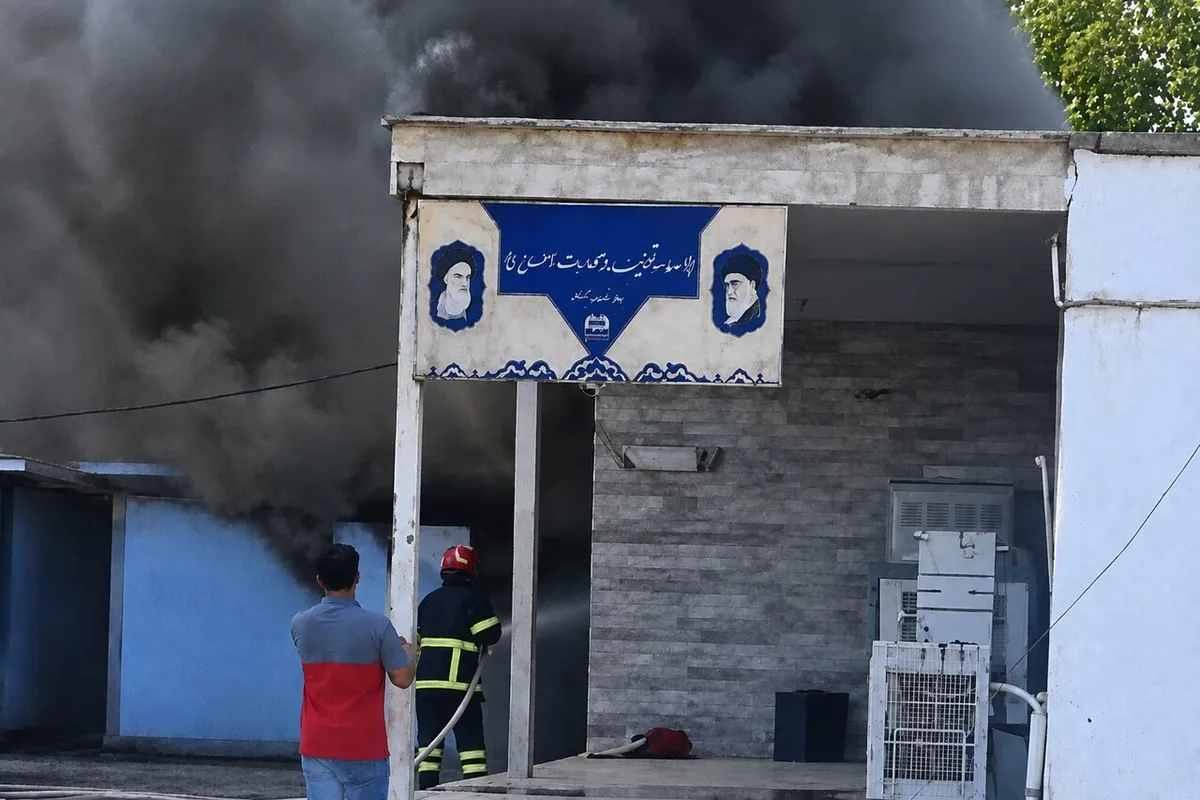 آتشسوزی در مدرسه شبانهروزی سرابتاوه یاسوج؛ علت حادثه در دست بررسی