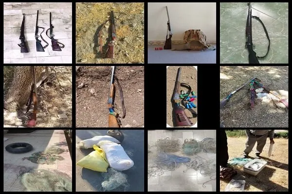 کشف و ضبط ۱۱ قبضه سلاح شکاری در لرستان