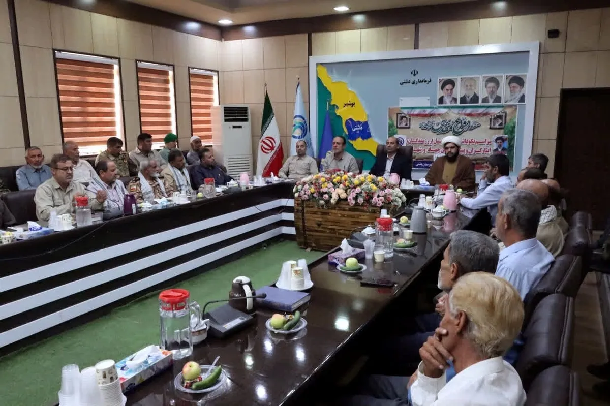 فرماندار دشتی: رزمندگان نقشآفرینان عزت و سربلندی ایران اسلامی هستند