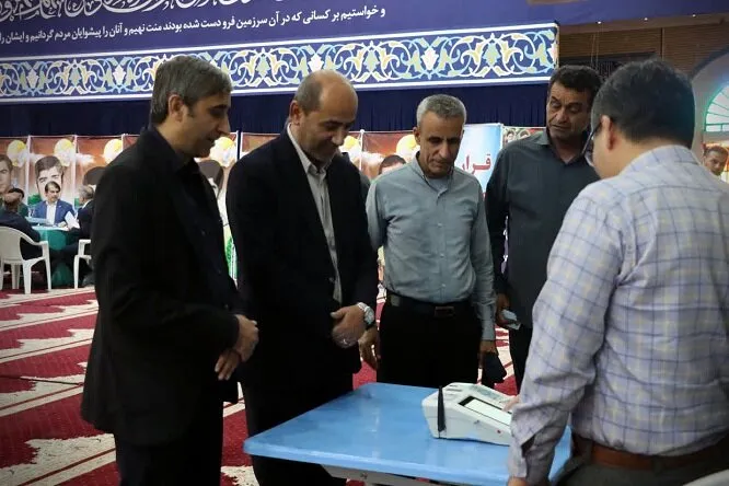 مانور انتخابات در دشتی برگزار شد