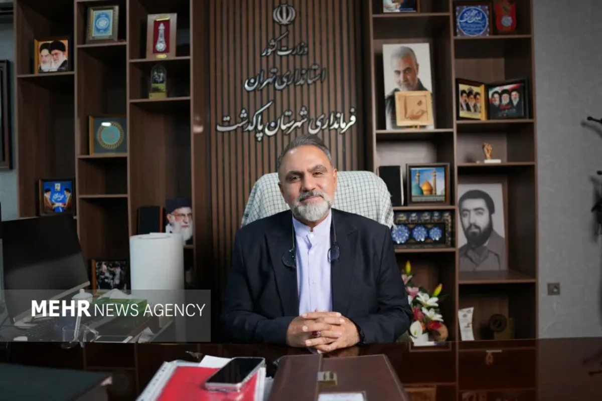 قمی: تاب‌آوری پاکدشت بدون مشارکت آگاهانه مردم محقق نمی‌شود