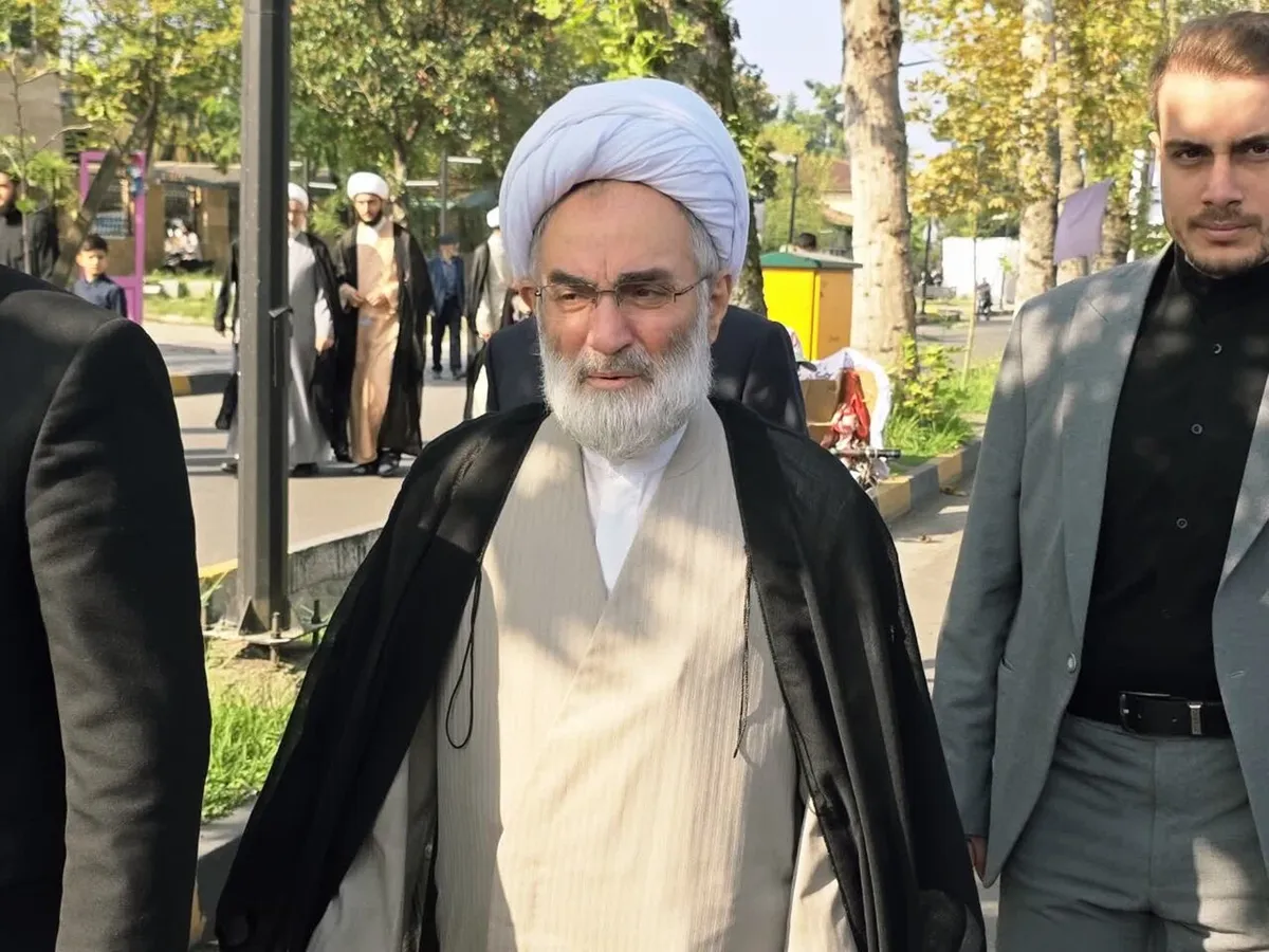 وداع چهره‌های ملی و استانی با آیت‌الله قربانی؛ حضور استاندار گیلان، نوبخت و نجفی در مراسم تشییع