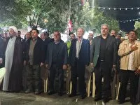 نمایش همبستگی در شب‌های ایستادگی در اجتماع شبانه مردم بوکان