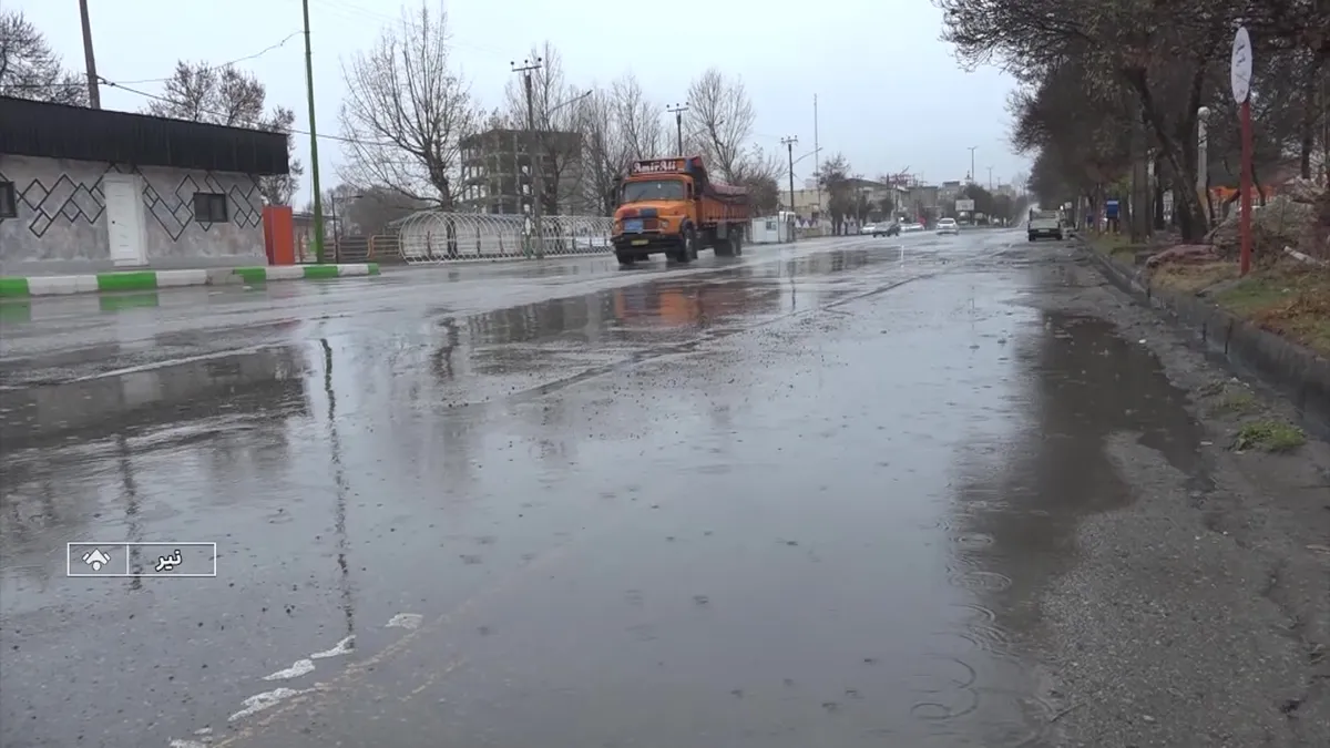 ثبت ۲۱ میلی‌متر باران در مرکز اردبیل
