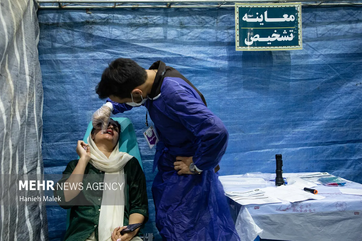 ۱۲۹۵ خدمت دندانپزشکی در اردوی جهادی میامی ارائه شد