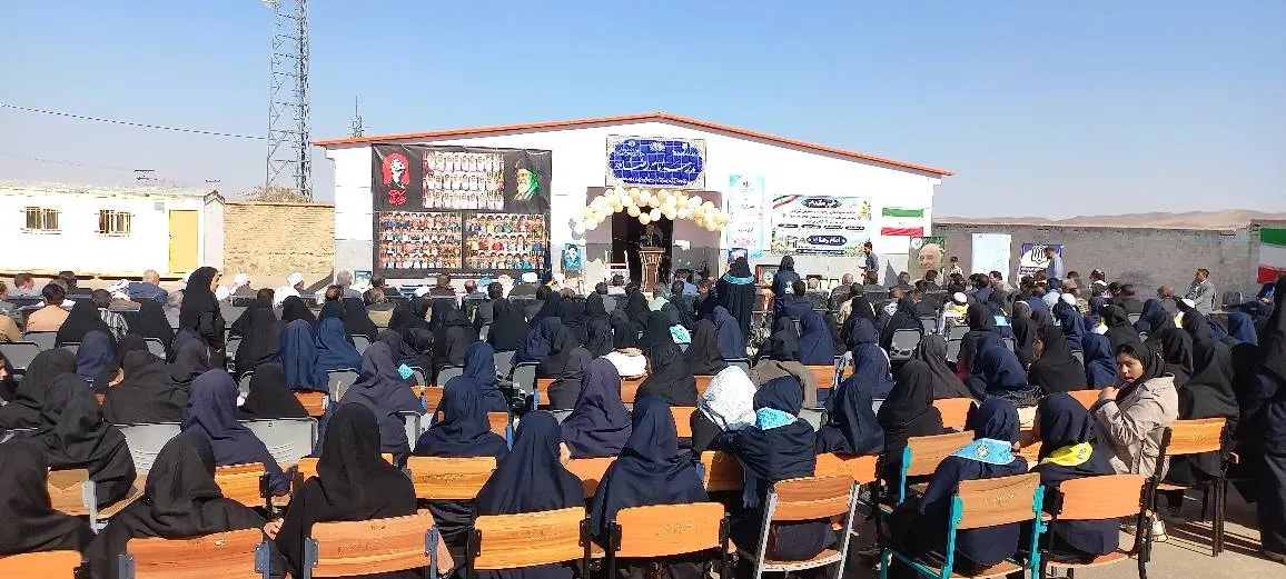 بهره برداری از مدرسه چهار کلاسه در روستای بنی‌تاک صالح‌آباد