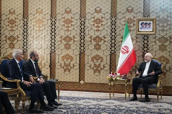 وزیر خارجه ارمنستان در دیدار با قالیباف: اجازه نمیدهیم از خاک ارمنستان علیه ایران اقدام شود