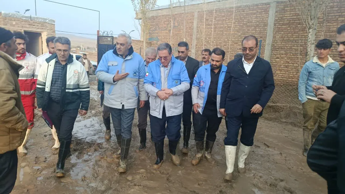 بازدیداستاندار آذربایجانغربی ازمناطق سیلزده سلماس