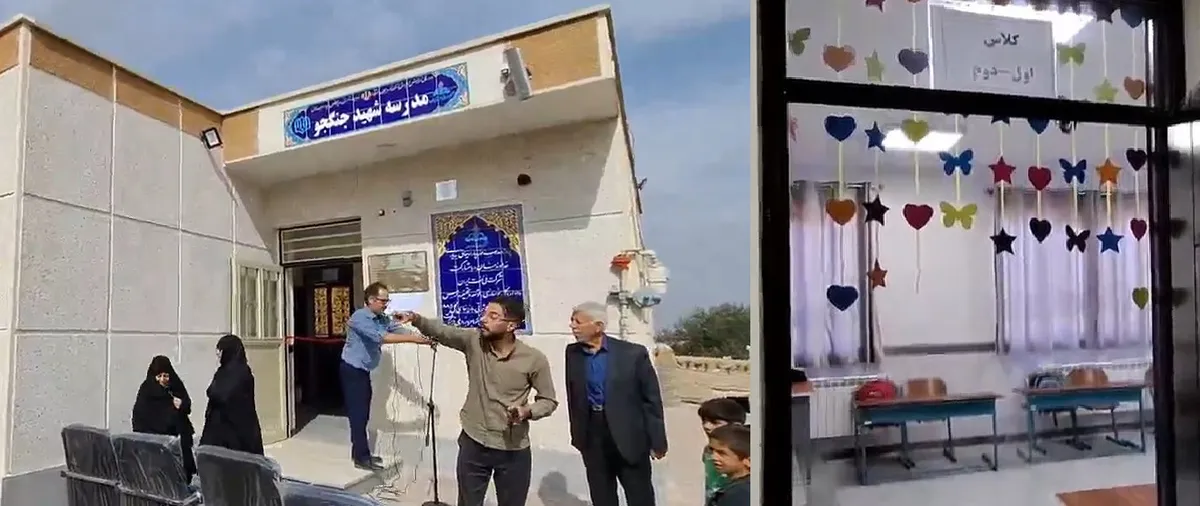 افتتاح ۲ مدرسه روستایی در شهرستان چاراویماق