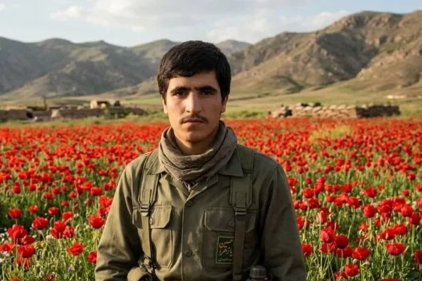 کتابخانه شخصی شهید «داریوش نوروزی» روشن بخش روستای چنار سفلی