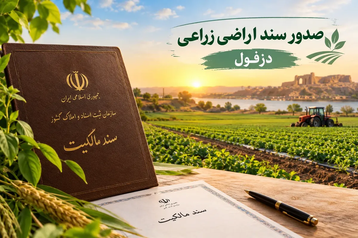 صدور بیش از ۸۲۰ سند برای اراضی زراعی دزفول