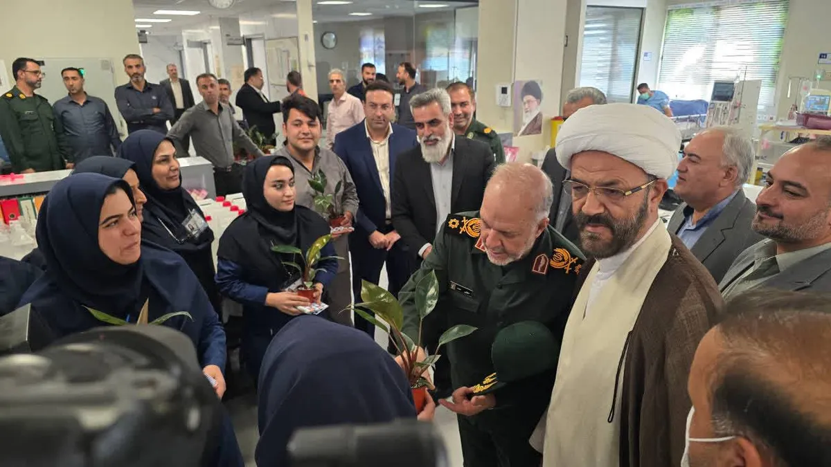 تجلیل از پرستاران بیمارستان شفا شهر کلیشاد و سودرجان