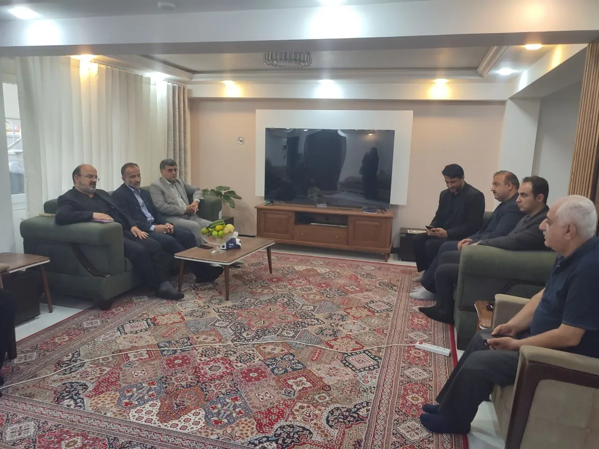 دیدار با جانباز ۷۰ درصد در بندر کیاشهر