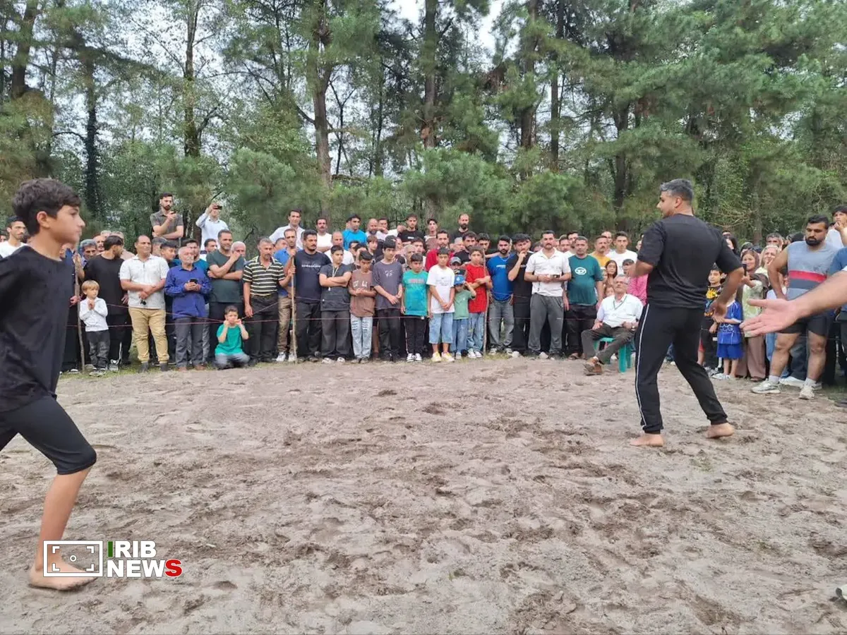 جشنواره بازیهای بومی و محلی در روستای گاوکول شهرستان سیاهکل