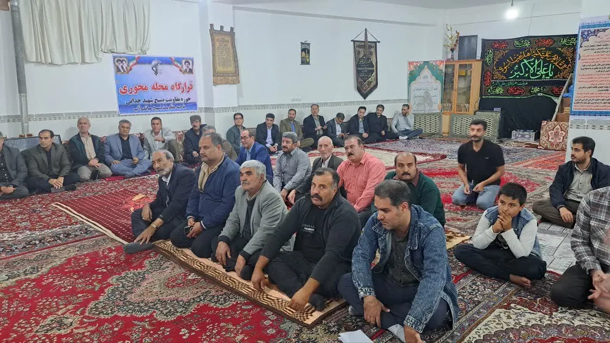 بررسی مطالبات اهالی کوی خاقانی میاندوآب در نشست قرارگاه محلهمحور