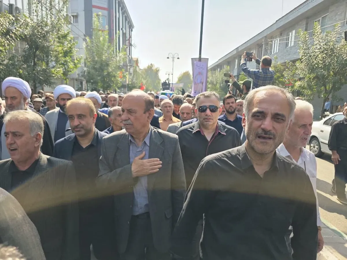 وداع گیلان با آیت‌الله قربانی؛ پیکر نماینده فقید ولی‌فقیه در جوار حرم آقا سید جلال‌الدین اشرف آرام گرفت