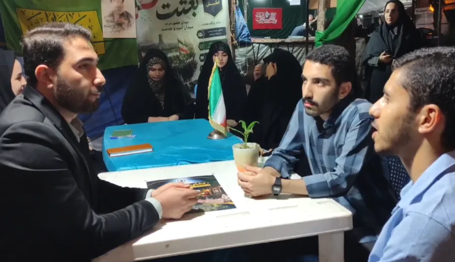 برپایی میز خدمت انتخاب رشته کنکور در تجمعات شبانه املش