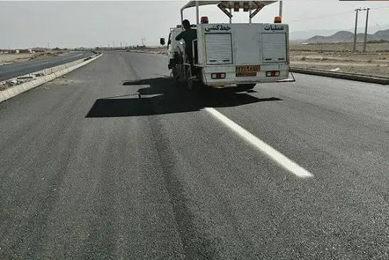 اجرای بیش از ۴ هزار کیلومتر خط‌کشی در راه‌های خوزستان