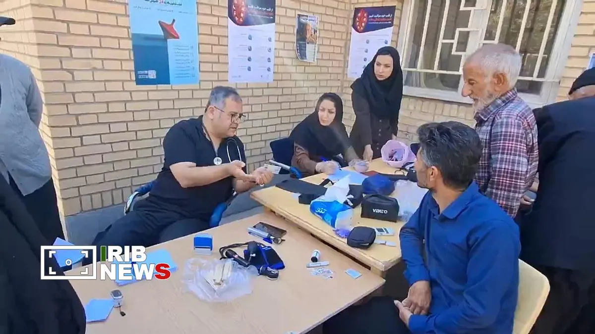 ویزیت درمانی رایگان ۵۰ سالمند در چاراویماق