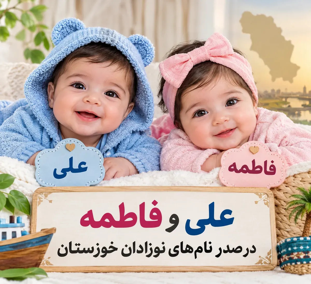 نامگذاری نوزادان نام علی نام فاطمه