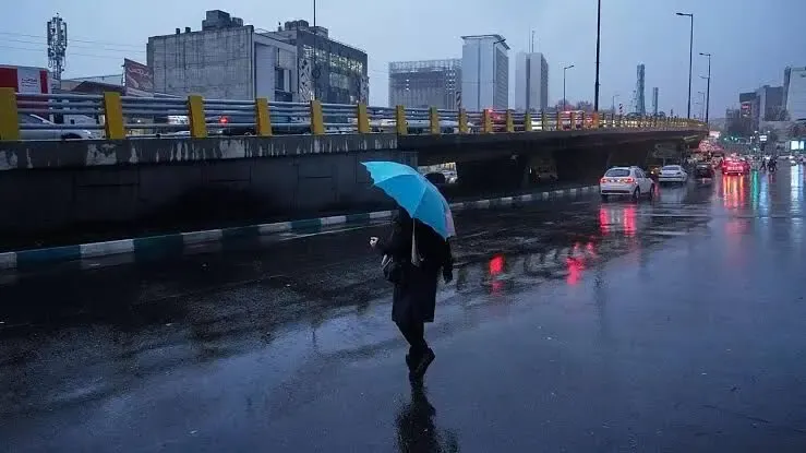 بارش باران در تهران از بعد از ظهر امروز شروع می شود