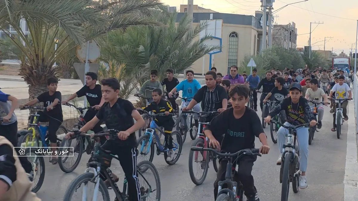 همایش دوچرخه سواری در شهرضا و خوروبیابانک