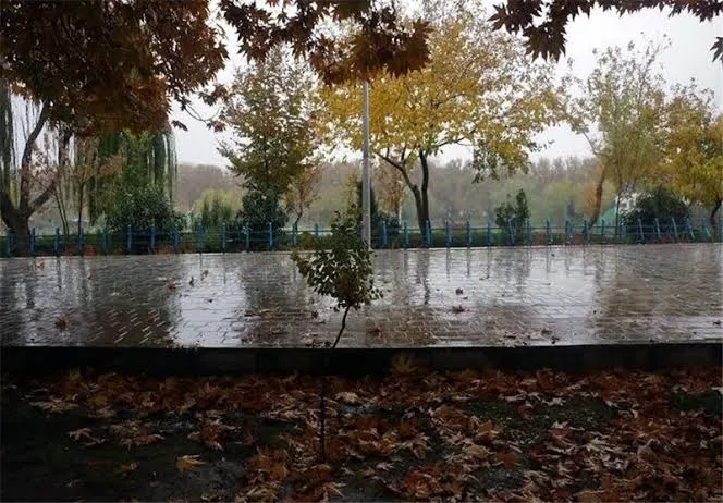 آسمان اصفهان بارانی میشود