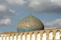 ادامه عملیات مرمت گنبد مسجد شیخ لطفالله اصفهان