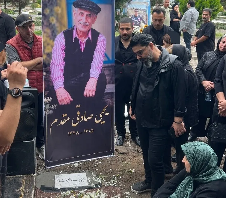 برگزاری مراسم تشییع و خاکسپاری یحیی صادقی‌مقدم، هنرمند پیشکسوت گیلانی در رشت