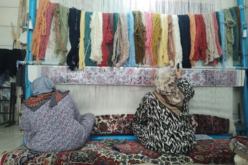 ۱۰۲ هزار مترمربع فرش دستباف در اردبیل تولید شد