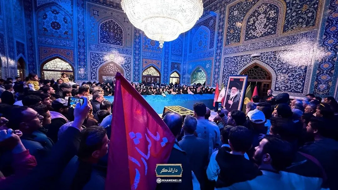 اولین فاطمیه در جوار مزار نورانی آقای شهید ایران + عکس