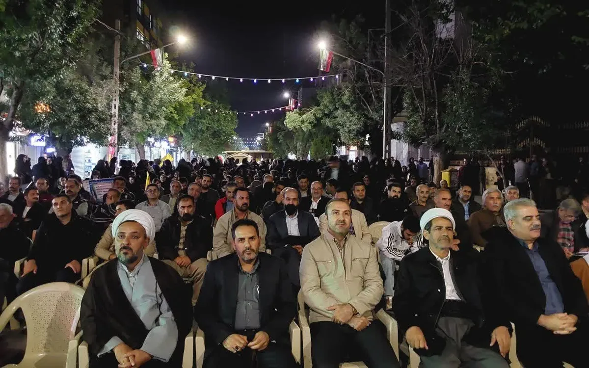 ۲۲۶شب ایستادگی مردم حماسه ساز بوکان در میدان