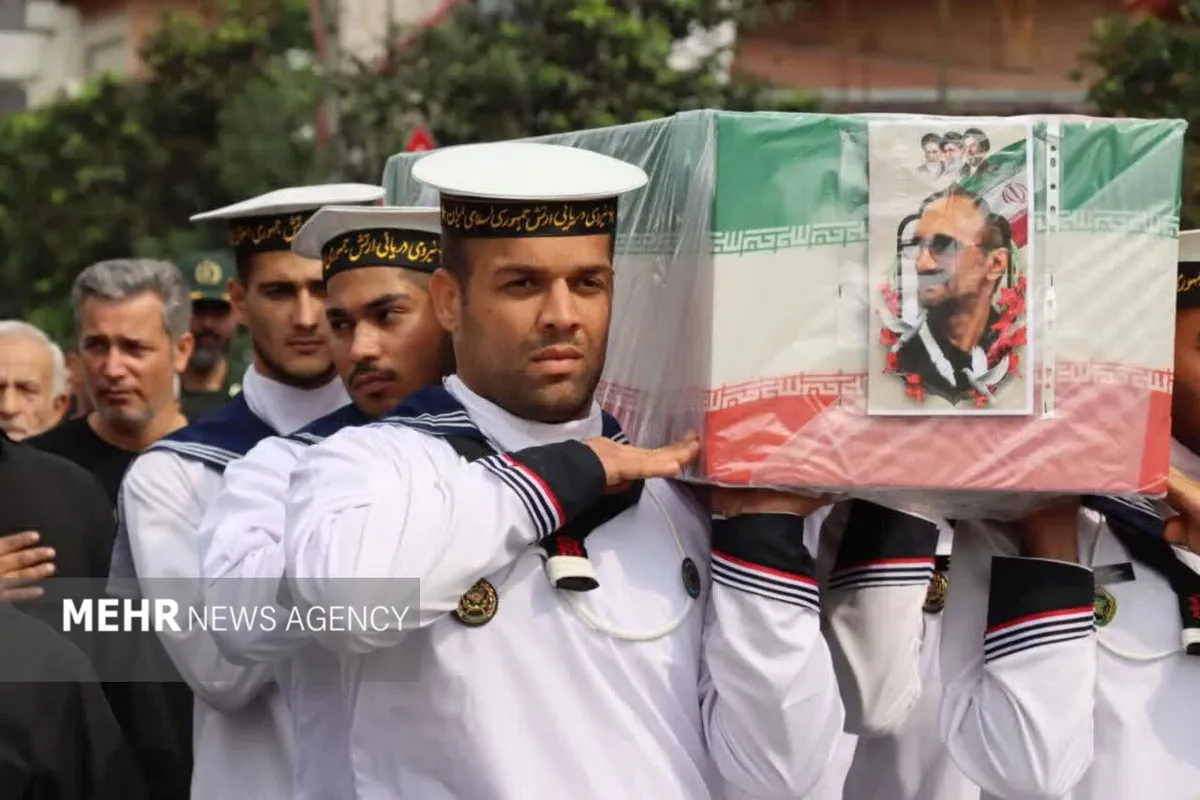 شهید «شهریار حسن‌پور» در جوار میرزا کوچک‌خان آرام گرفت