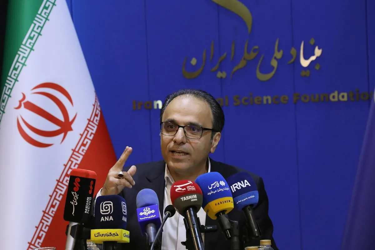 ۳۵ درصد طرح‌های پژوهشی ارسالی به بنیاد ملی علم ایران تأیید می‌شوند