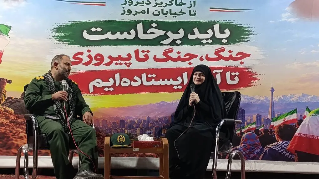 حضور دختر خبرنگار شهید حزب‌ الله در قرار شبانه جغتای خراسان رضوی