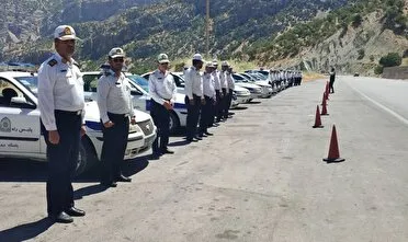 برخورد با تخلفات حادثه‌ساز رانندگی با همکاری پلیس راه خوزستان و لرستان
