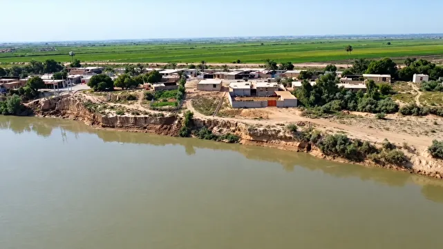 روستای نشار در شعیبیه؛ دیواره‌ای که هر لحظه ممکن است فرو بریزد