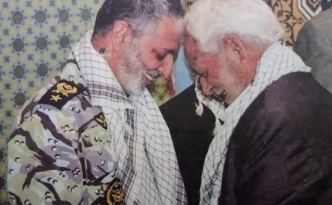 پدر شهید امیر سپهبد موسوی به فرزند شهیدش پیوست